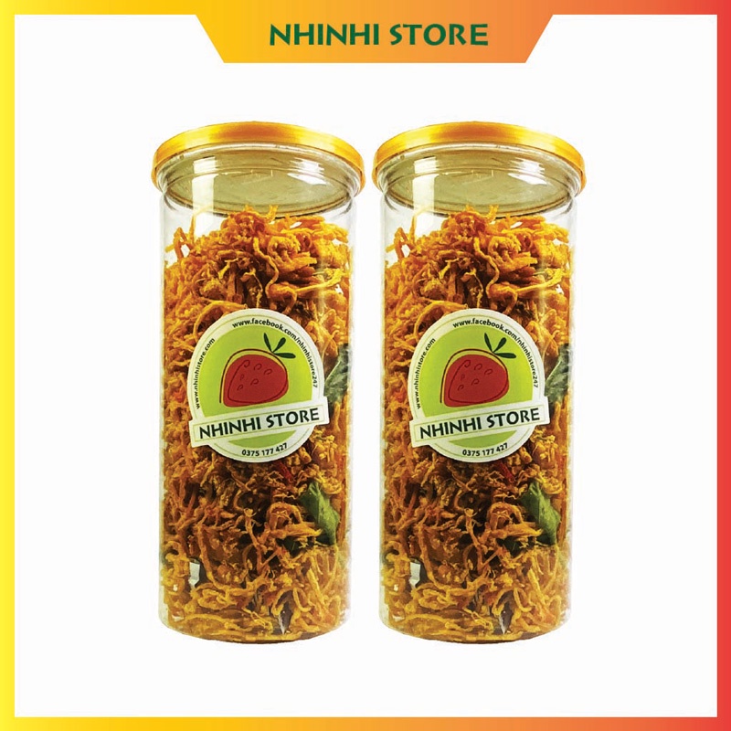 Khô Gà Lá Chanh, Lon 300g - Món Ăn Vặt Nhâm Nhi Ngày Tết - Trái Cây Sấy Nhi Nhi Store | BigBuy360 - bigbuy360.vn