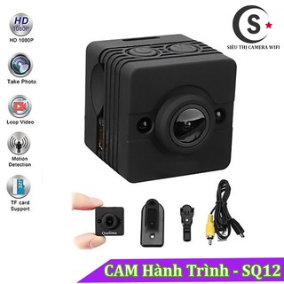 Camera WiFi Hành Trình Thể Thao Mini SQ12 Full 1080 HD - Phiên Bản Hồng Ngoại