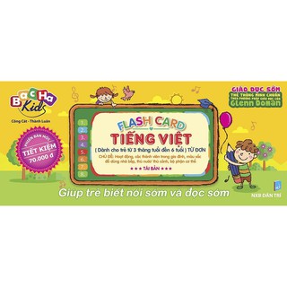 Thẻ Flash Card Tiếng Việt - Từ Đơn 1