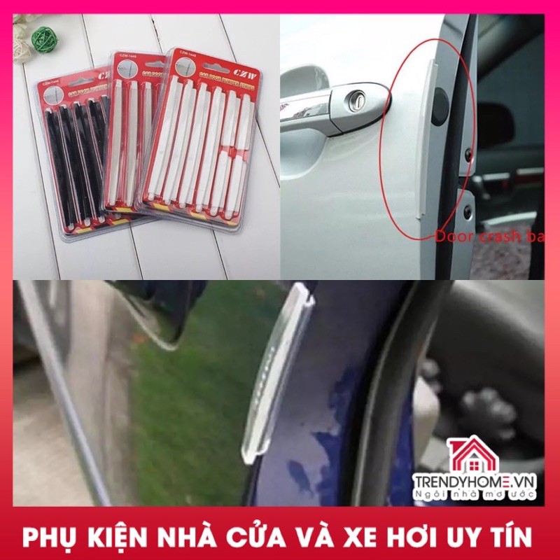 ⚡️ Bộ 8 miếng chống va đập cánh cửa xe hơi oto cấu tạo dạng gài không cần dán keo. Chất liệu mềm mại bền bỉ