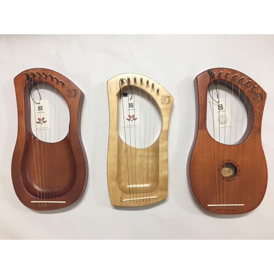 Đàn Hạc Lyre Harp Walter WH-04 7 Dây Sẳt Làm Bằng Gỗ Mahogany