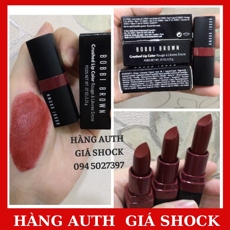 |Full-Box| Son Mini Môi Bobbi Brown RUBY250 2.3g