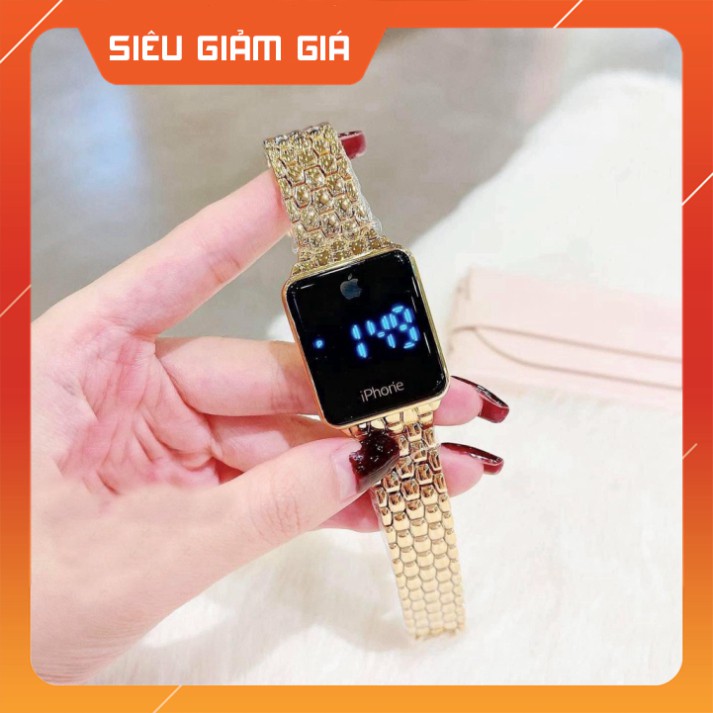 { SALE KICH SAN}  Đồng hồ iphone màn hình CẢM ỨNG điện tử quai hợp kim không rỉ pin siêu bền thời thượng | BigBuy360 - bigbuy360.vn