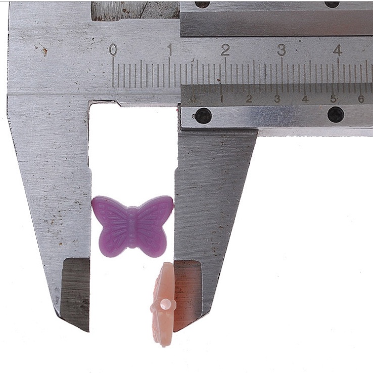 20/50/100gam hạt nhựa hình bướm 11x15mm