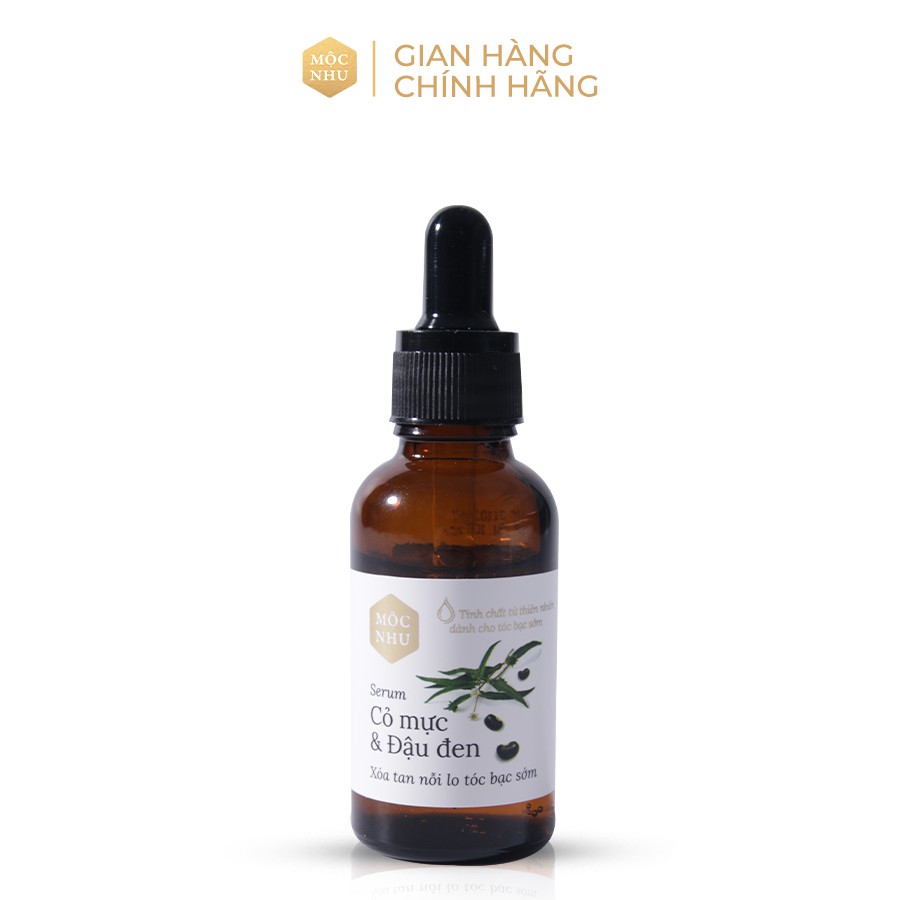 Combo 2 Chai Serum Cỏ Mực Và Đậu Đen Mộc Nhu (30ml/chai)