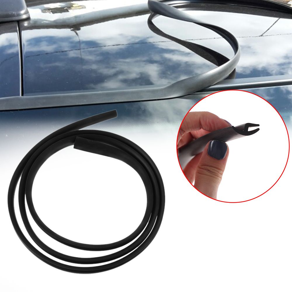 Dải Cao Su Viền Kính Chắn Gió Xe Hơi 1.7m Màu Đen