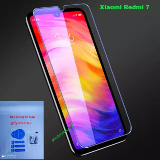 Các dòng Xiaomi Cường lực tím chống UV Mi 8 / Mi 9 / Mix 3 / Note 7 / Redmi 7 / Mi CC9 / Mi CC9e / Mi 9E / F1