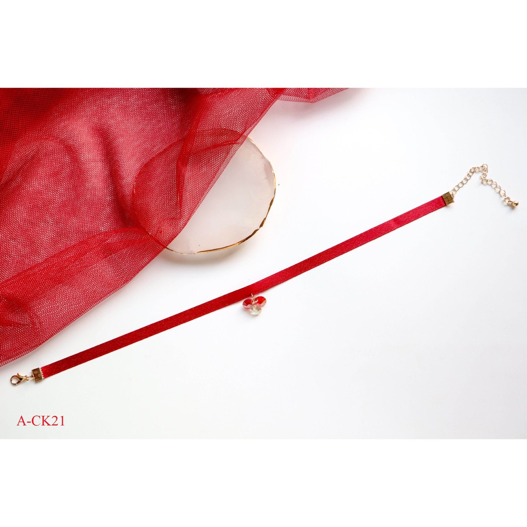 Chocker xinh BST màu đỏ A-ck19-24 Mayconner