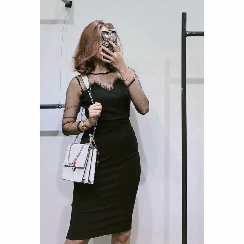 HÌNH CHỤP THẬT - BODY TAY LƯỚI