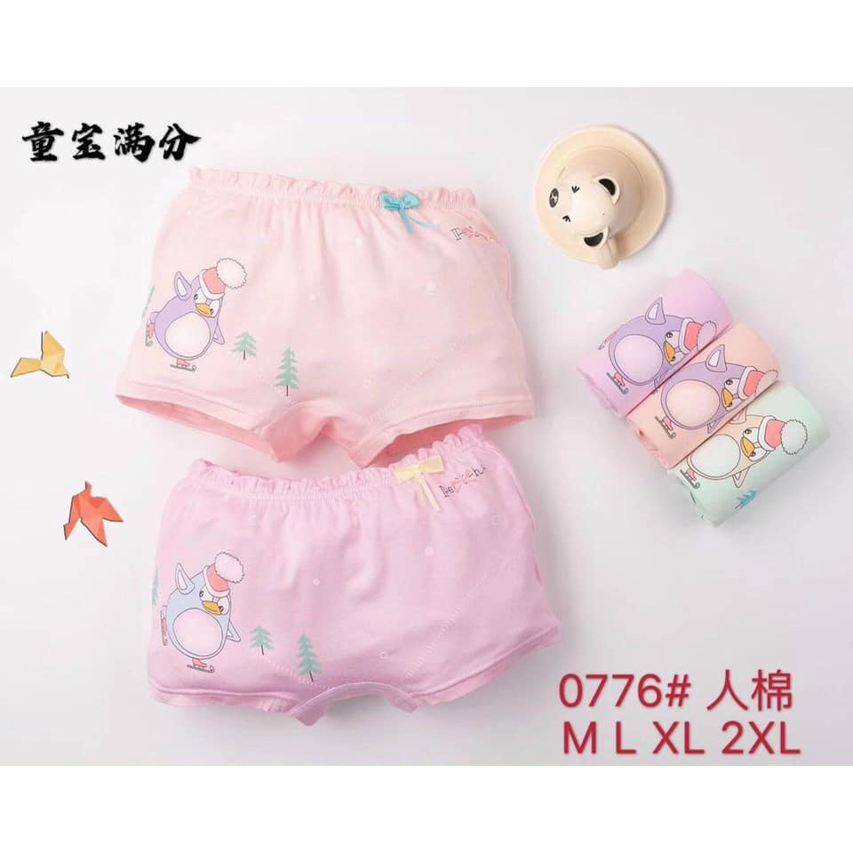 Quần chíp đùi cotton cho bé gái