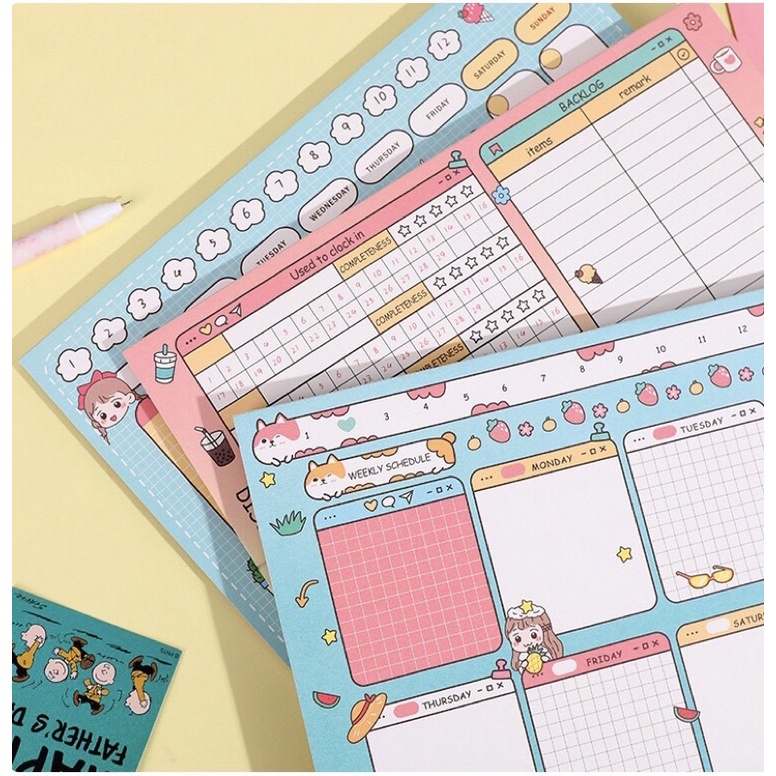 Sổ kế hoạch Ngày/Tháng - Sổ Planner cỡ lớn