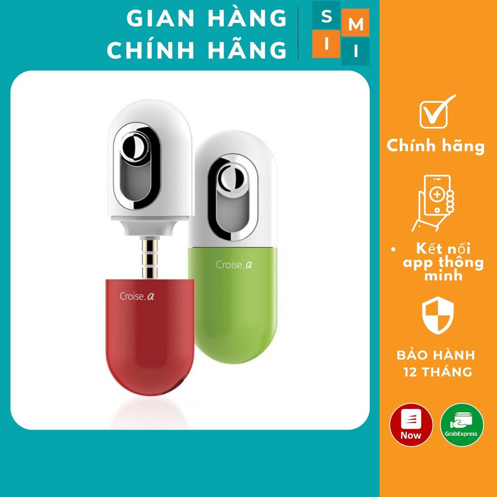 Nhiệt Kế hồng ngoại mini Partron Croise.a PTD-100 đo nhiệt độ cơ thể, sữa, nước tắm cho trẻ, nhiệt độ phòng thông minh