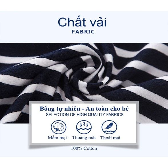 Áo Polo kẻ cho bé trai chất cotton thoáng mát phong cách cho bé  ATP1
