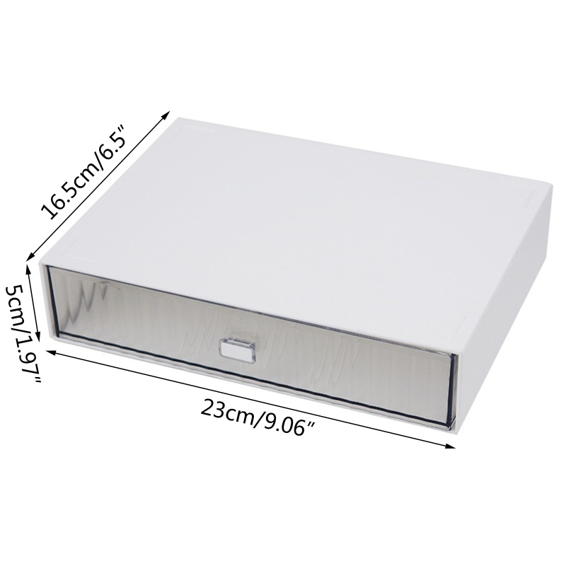 Aoto Hộp Đựng Mỹ Phẩm Nhiều Tầng Xếp Chồng Được Cho Phòng Ngủ / Văn Phòng