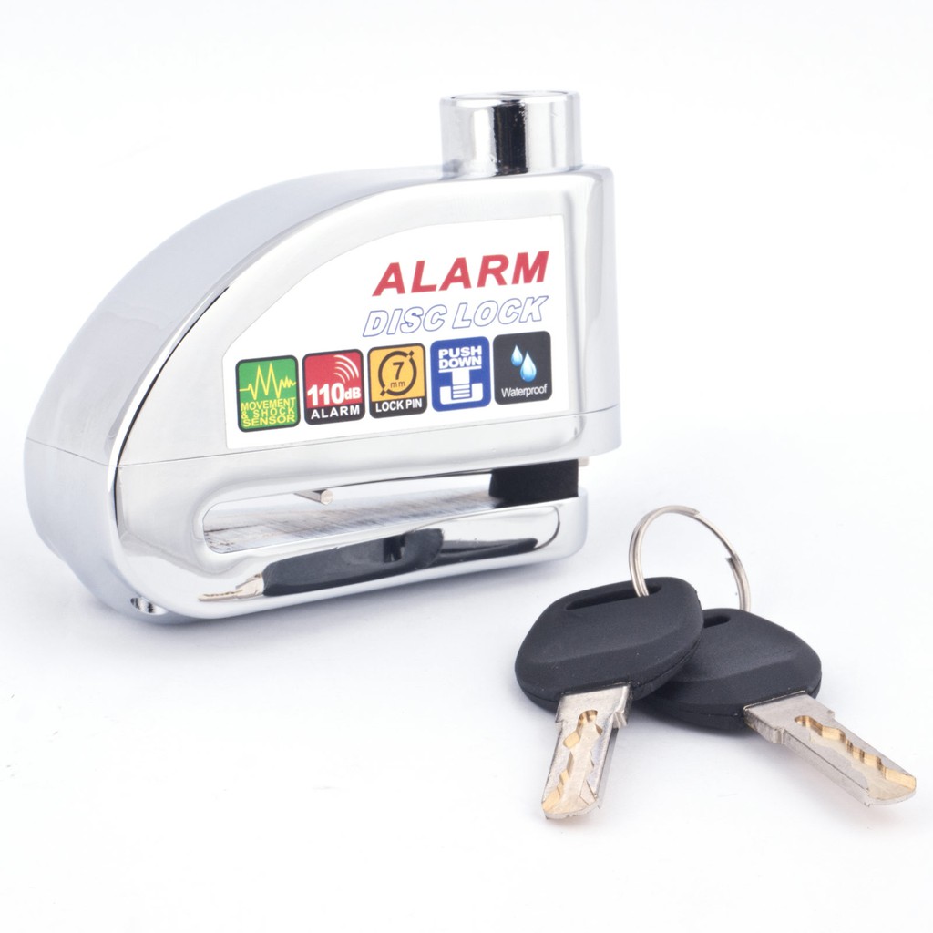 Khóa đĩa báo động âm thanh chống trộm Alarm Disc Lock 8303, khóa chất lượng cao: có độ nhạy cao, âm báo lớn