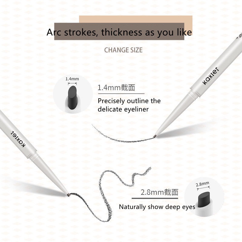 Bút kẻ mắt dạng Kaxier chống thấm nước lâu trôi nhanh khô không phai màu chất lượng cao