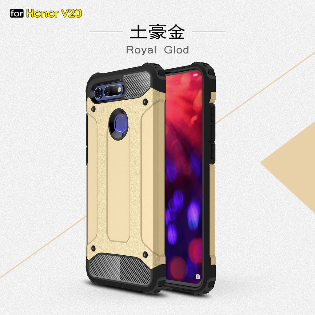 Ốp lưng TPU kiểu giáp bảo vệ cho Huawei Honor V10/V20/Magic 2