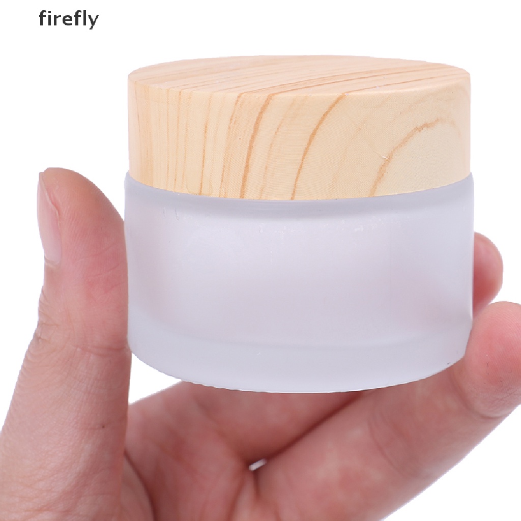 [Hàng mới về] Lọ thủy tinh mờ đựng kem trang điểm rỗng 5g 10g 15g 30g 50g