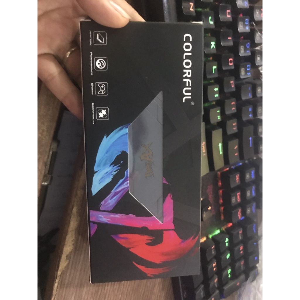 RAM PC  8GB BUSS 3200 DDR4 Colorful Battle AX Tản NhiệtNEW BH 36 THÁNG, FULL BOX chính hãng
