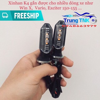 Xi nhan k4 mẫu vario gắn vario exciter 150 exciter 155