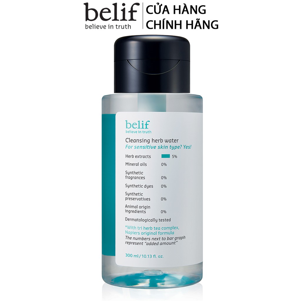 Nước Tẩy Trang Belif Cleansing Herb Water 300ml