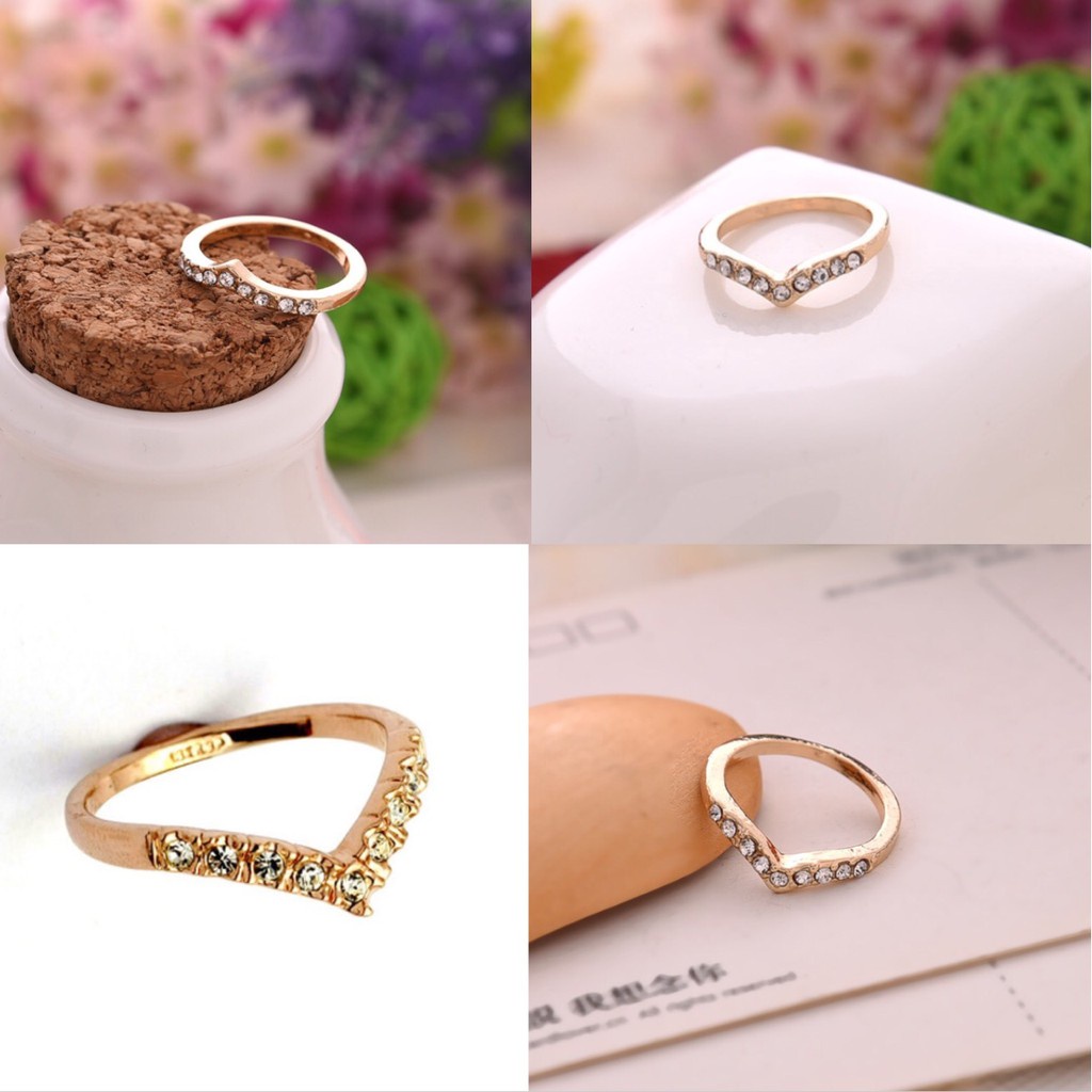 [Giá Sỉ] Nhẫn Thời Trang Giọt Nước Đính Ngọc Nhân Tạo 2 Màu Ms20 Thời Trang Siêu Đẹp - Hazo
