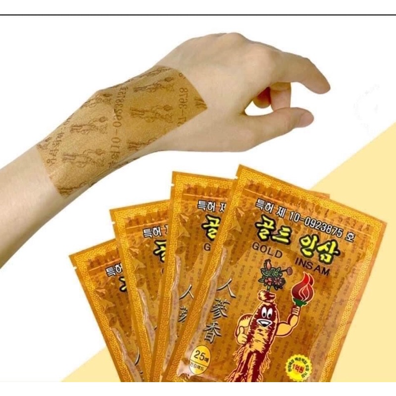 Cao dán sâm Hàn Quốc GOLD RED GINSENG