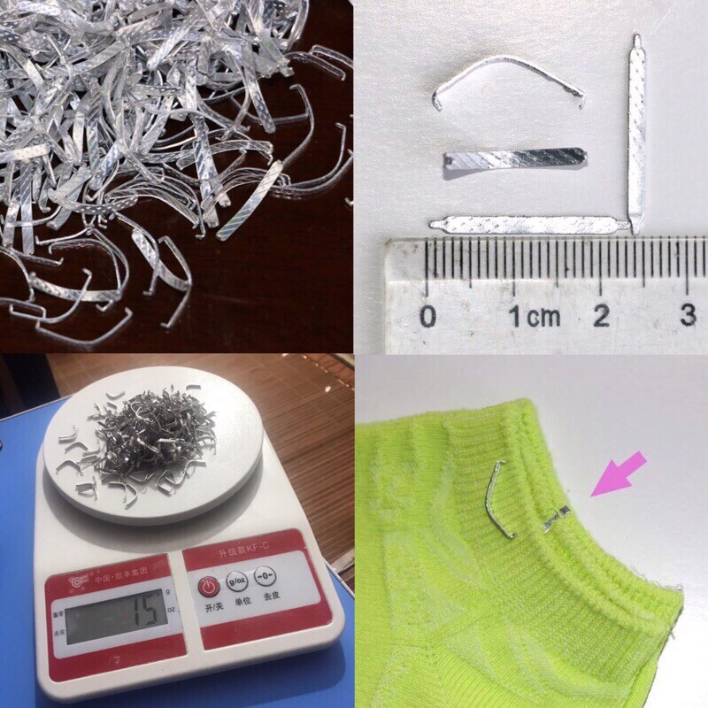 Gói 10c Ghim hàng bằng Nhôm