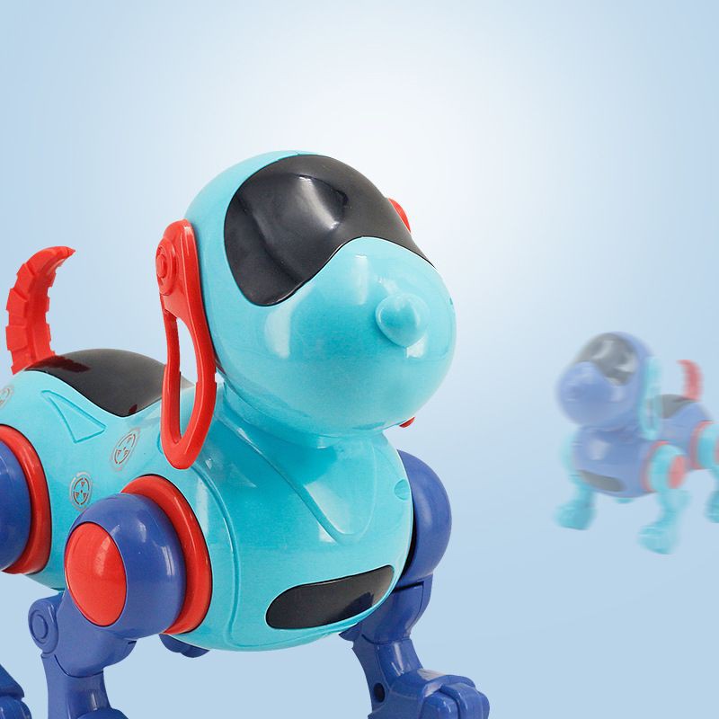 CHÓ ROBOT DÁNG ĐI ĐÁNG YÊU VỪA ĐI VỪA PHÁT NHẠC ĐÈN