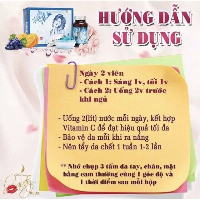 VIÊN UỐNG TRẮNG DA BEAUTY PLUS PHIÊN BẢN MỚI [ Uy Tín+Chính Hãng+Date mới] | BigBuy360 - bigbuy360.vn