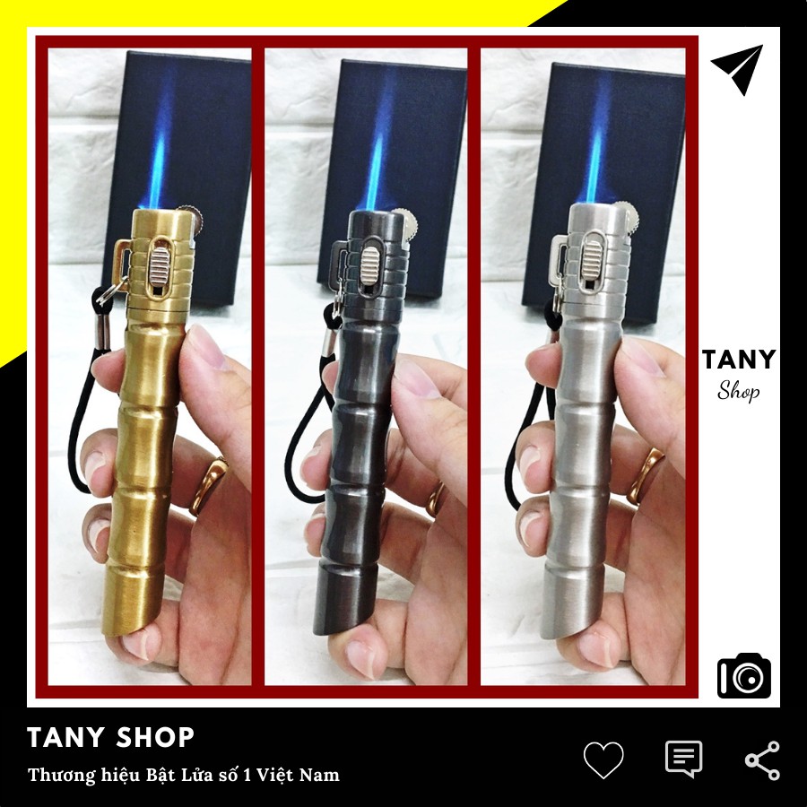 Dây Treo Móc Khóa Hình Bật Lửa Hình Cây tre mô hình kim loại - Hột quet độc lạ TANY SHOP DL01