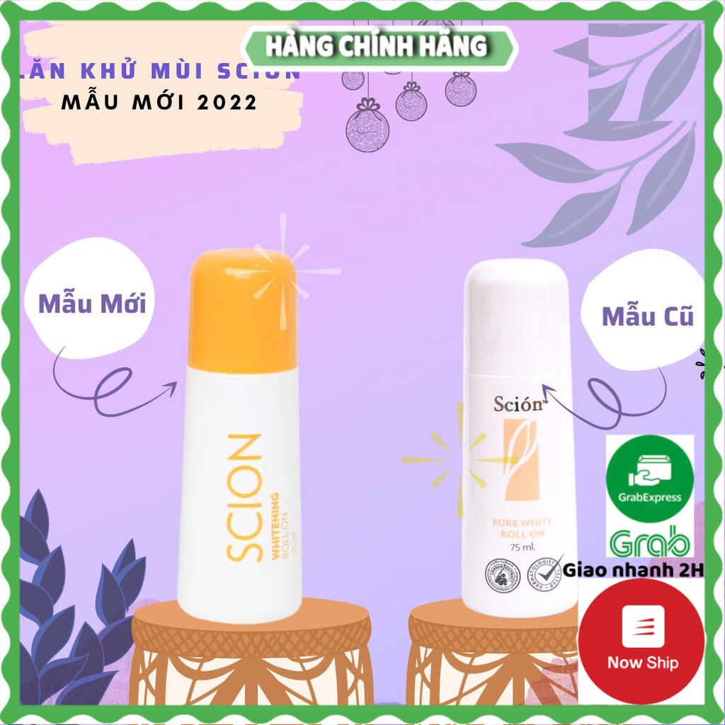 Lăn khử mùi Scion Nuskin 75ml ngăn mùi hôi nách không làm ố quần áo, làm sáng vùng da dưới cánh tay - HANA