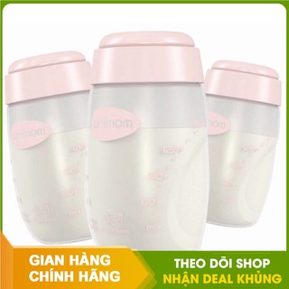 Bình trữ sữa mẹ (đựng sữa mẹ) Unimom UM880045 - 150ml (bộ 3 bình)