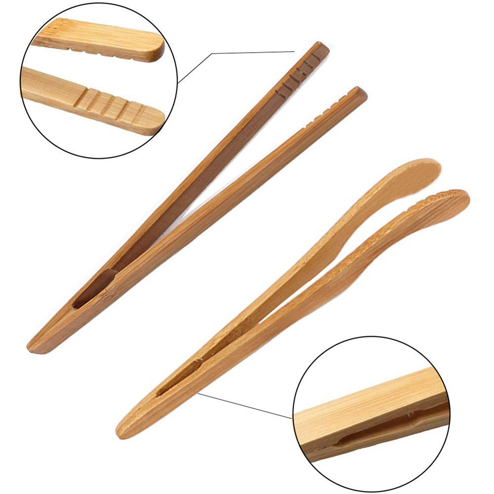 Bộ 4 kẹp gắp thức ăn bằng tre cách nhiệt phong cách Trung Hoa