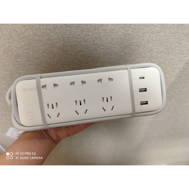 Hoả tốc | Ổ cắm điện XIAOMI ZMI CXP01 65W tích hợp 3 cổng USB | CX05 | MIHOMESAIGON