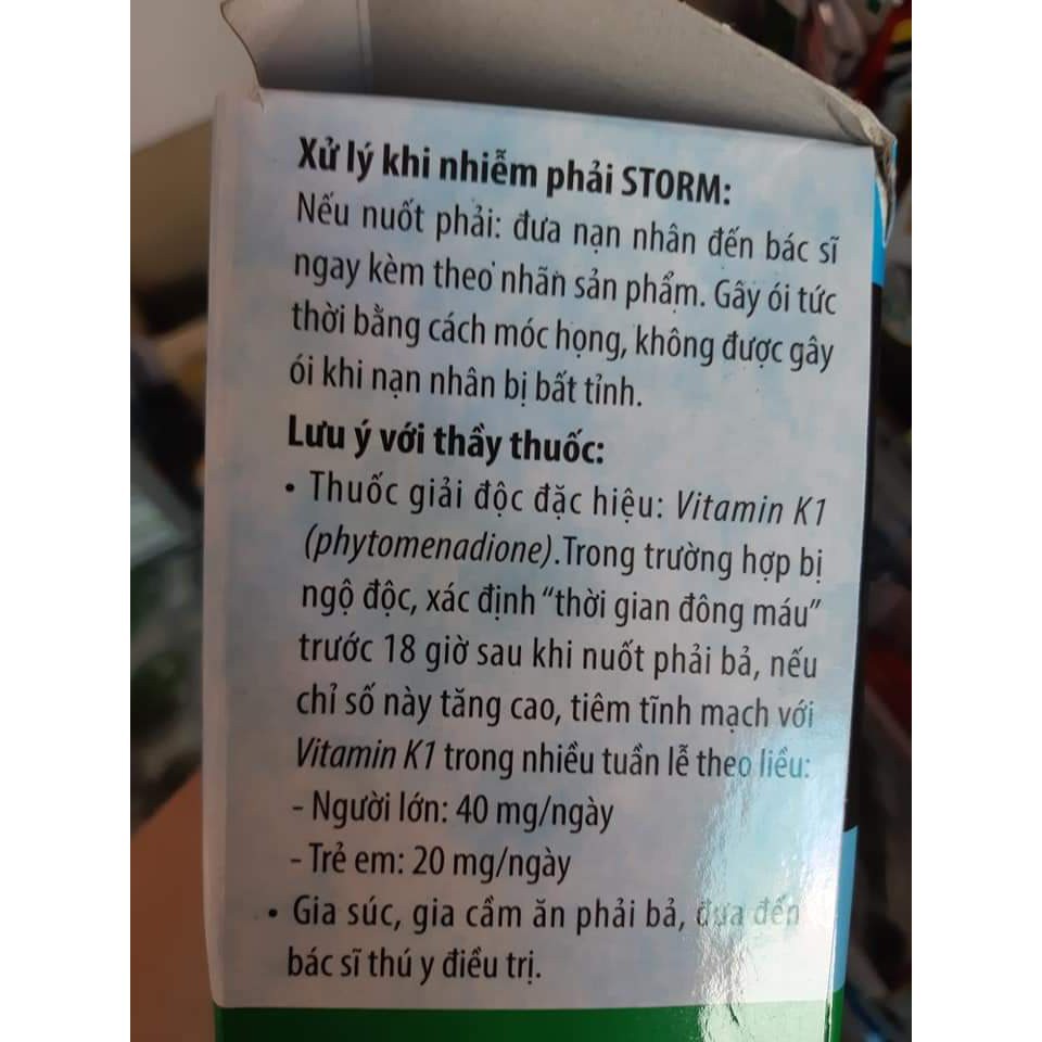 Thuốc Diệt Chuột STORM gói 20 viên