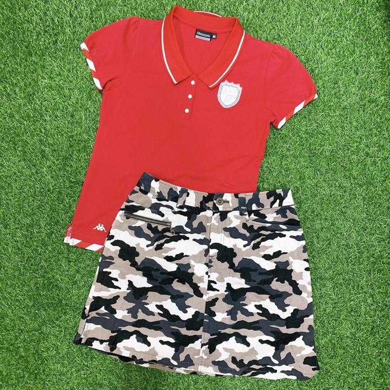 Váy golf nữ size M rằn ri