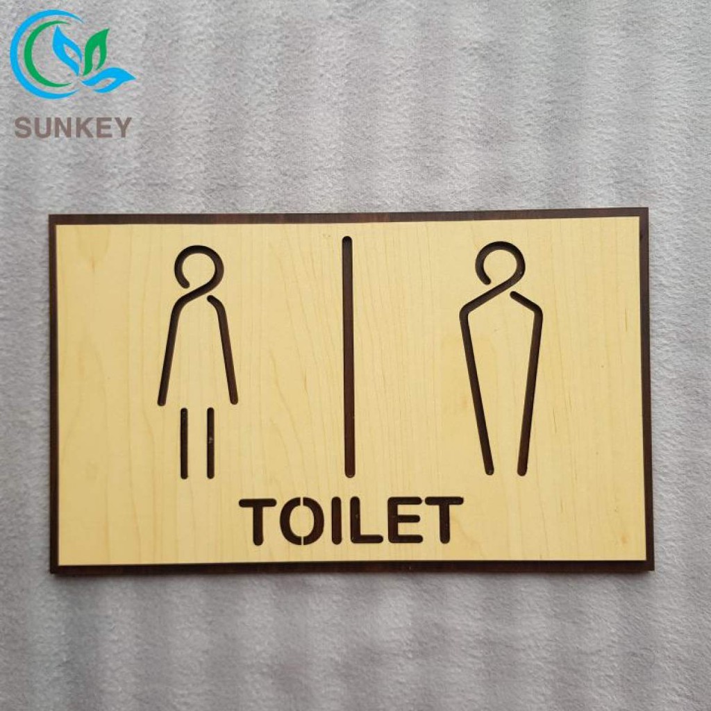 [Sale Lớn] Bảng Gỗ Treo Cửa Nhà Vệ Sinh - Kích Thước 25x15 cm - Chất Liệu Gỗ MDF Nhập Khẩu - Treo Cửa Toilet 1 đánh giá | BigBuy360 - bigbuy360.vn