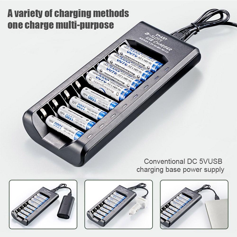 BTLIMER Thiết Bị Sạc Pin Nhanh 4 / 8 Ngăn