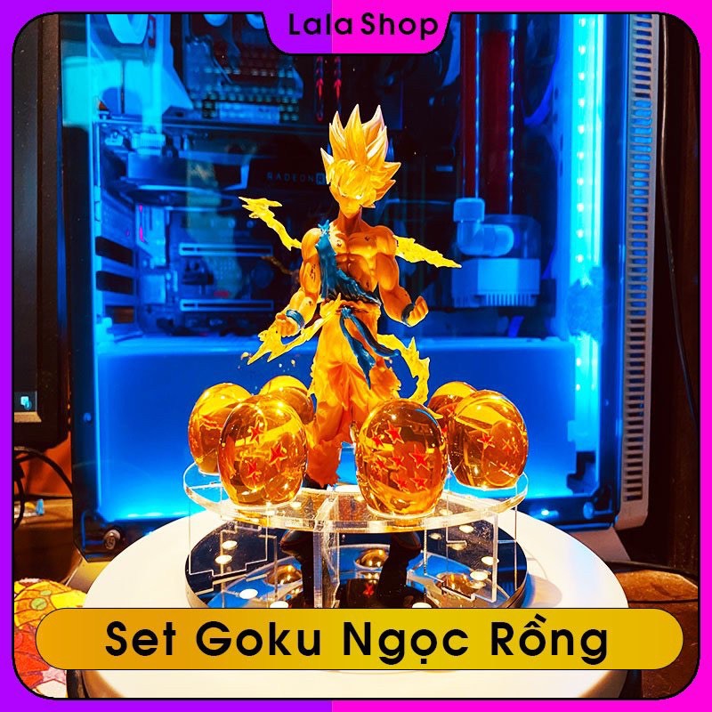 Mô Hình Dragonball  Goku SaiYan Ngọc Rồng Có Led