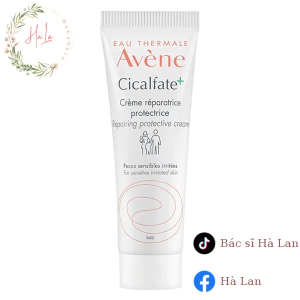 Kem dưỡng AVENE CICALFATE REPAIRING PROTECTIVE CREAM phục hồi làm dịu da 40ml 100ml