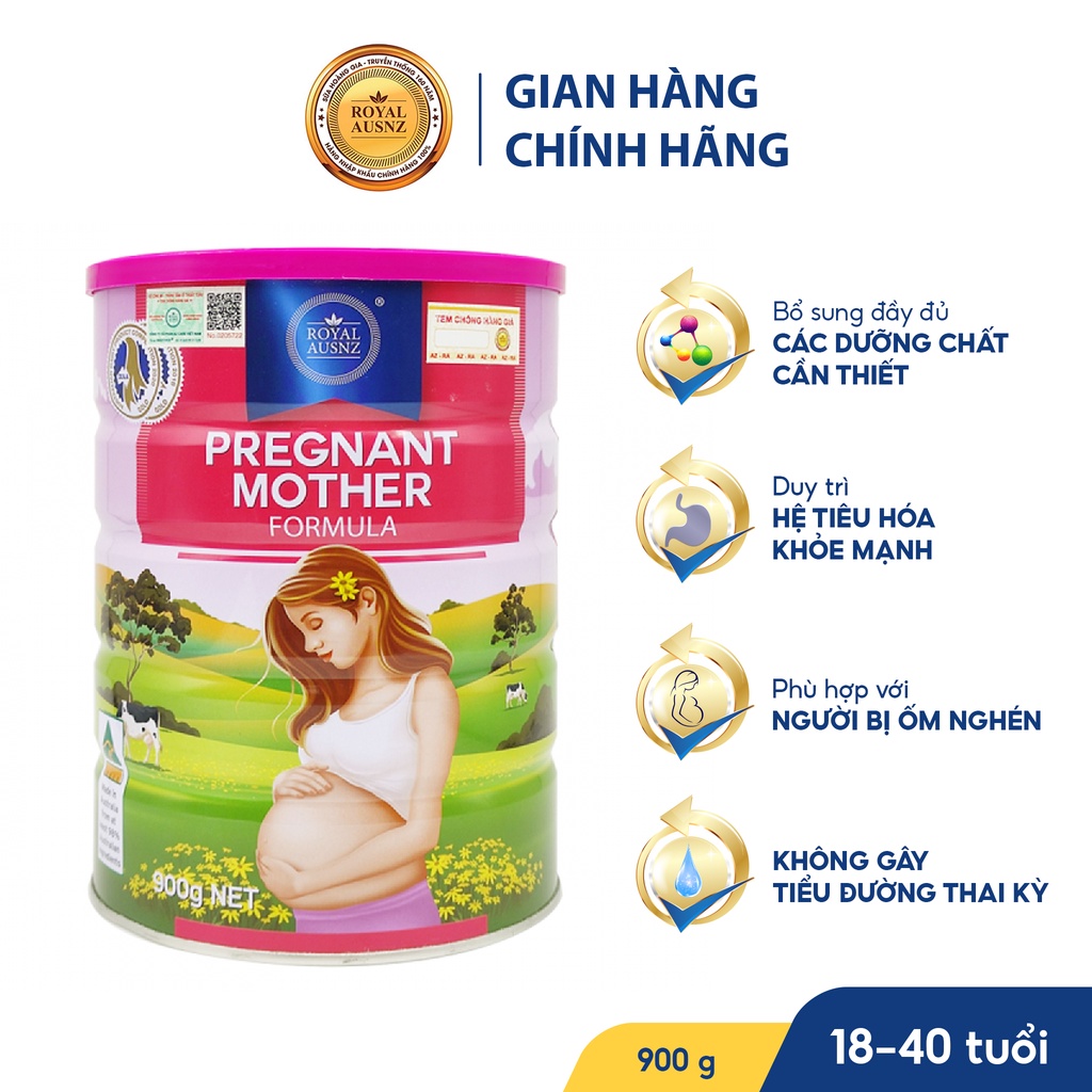 Sữa Bột Hoàng Gia Pregnant Mother Formula Dành Cho Phụ Nữ Mang Thai Royal AUSNZ 900g