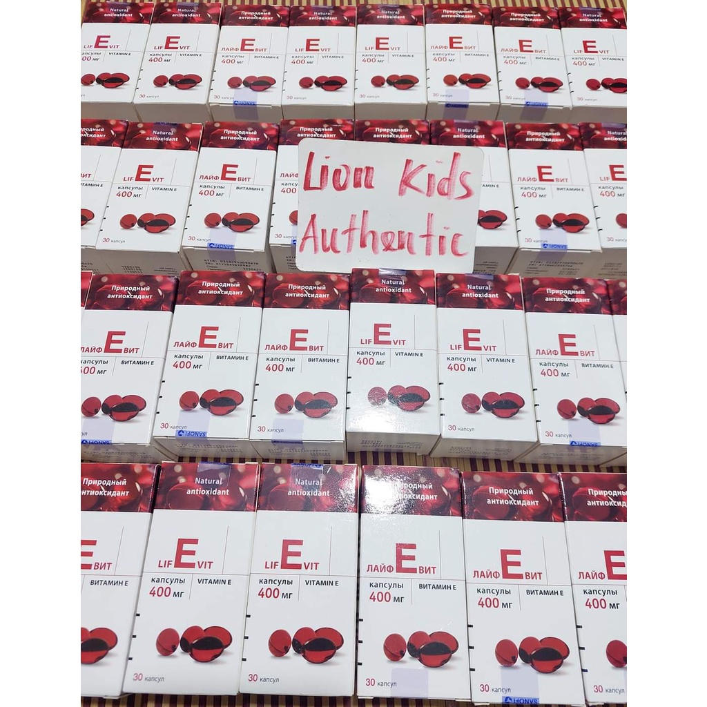 Vitamin E đỏ thủy tinh Nga 400mg  thủy tinh, đẹp da, chống lão hóa, tốt cho mắt