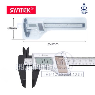 Thước kẹp điện tử năng lượng kép Syntek CR2016 150 mm