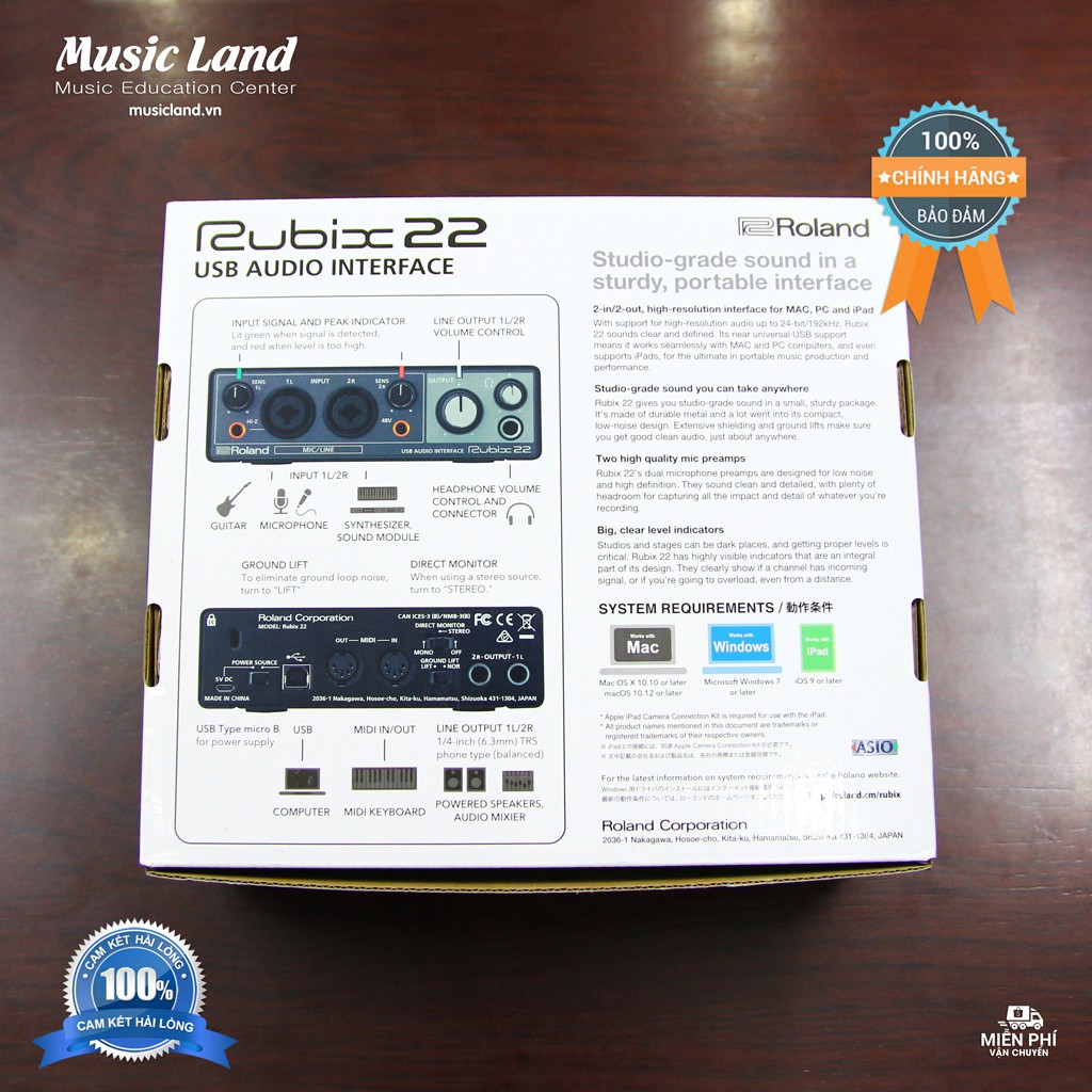 SoundCard Roland Rubix 22