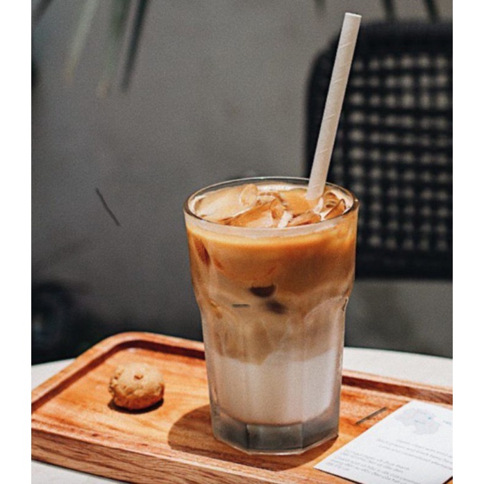 Hộp 6 ly thủy tinh 8 cạnh