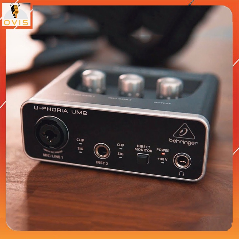 Behringer U-Phoria UM2 - Sound Card Thu Âm Và Làm Nhạc