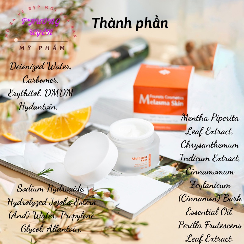 Kem Nám Melasma Skin  🌟 CHÍNH HÃNG🌟 Ngăn Ngừa Nám Và Chống Tăng Sắc Tố Da Sau Laser Hoặc Chấm TCA