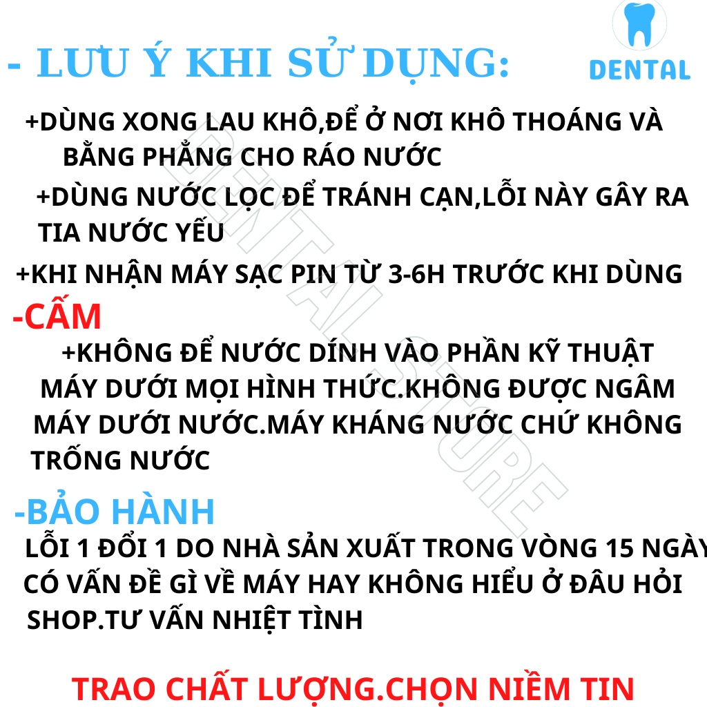 Máy tăm nước- Tăm nước cầm tay-Gấp gọn oral-Dental store- Mẫu mới nhất 2021- Tiện Lợi-Dễ Sử Dụng