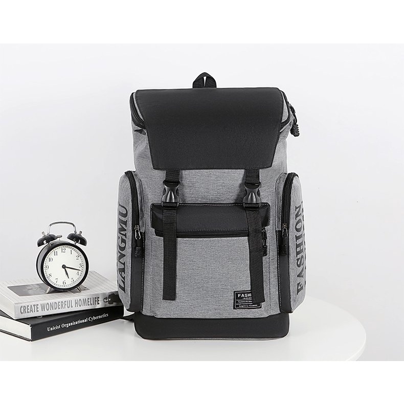 Mẫu Balo Unisex Siêu Rộng KAKAPO BL041, Chống Nước, Laptop 15.6inch, Đi Học, Đi Du Lịch Rất Tiện Ích